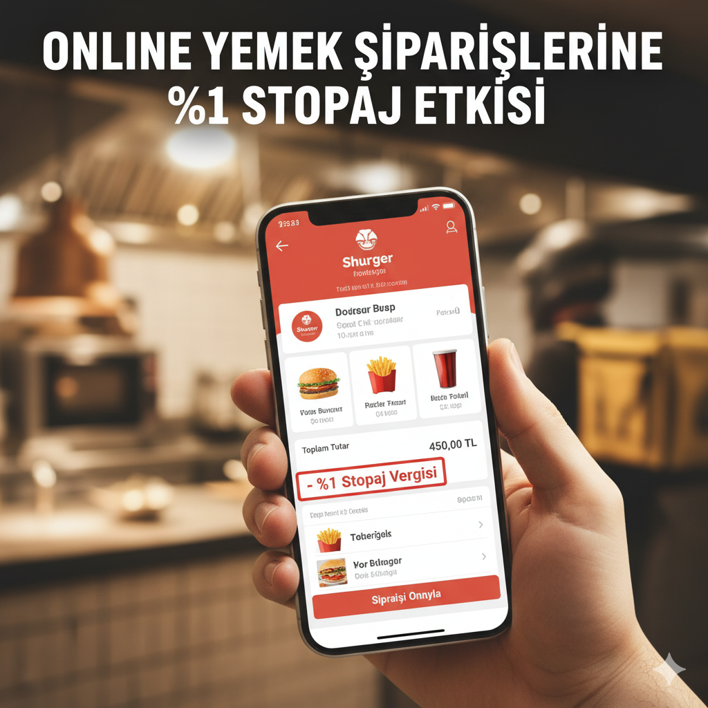 E-Ticarette %1 Stopaj Uygulaması ve Online Yemek Siparişlerine Etkisi